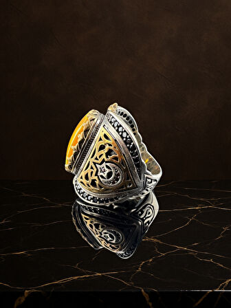 İSLAM USTA OPAL GÜMÜŞ YÜZÜK