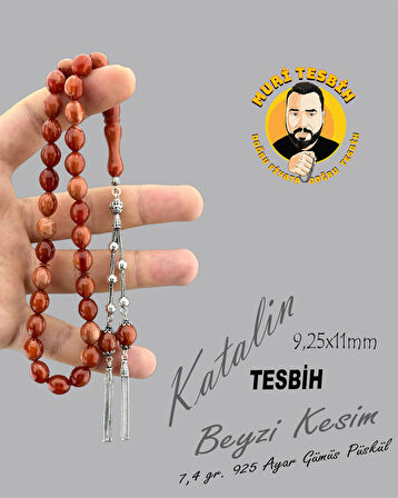 7,4 GR 925 AYAR GÜMÜŞ PÜSKÜL KATALİN BEYZİ KESİM 9,25X11