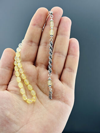3,1 GR 925 AYAR GÜMÜŞ PÜSKÜL UÇAK CAMI BEYZİ KESİM 5,25X8,25