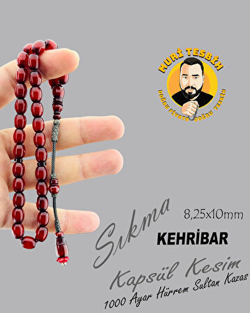 1000 AYAR HÜRREM SULTAN KAZAS ÇUBUK SIKMA KEHRİBAR KAPSÜL KESİM 8,25X10