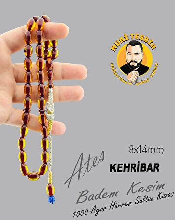 1000 AYAR HÜRREM SULTAN KAZAS ÇUBUK ATEŞ KEHRİBAR BADEM KESİM 9X14