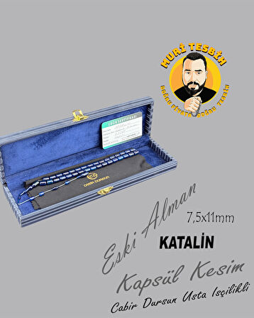 DEVLET SANATÇISI CABİR DURSUN ESKİ ALMAN KATALİN KAPSÜL KESİM 7,50X11