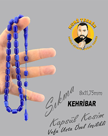 VEFA USTA SIKMA KEHRİBAR KAPSÜL KESİM 8X11,75