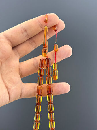 ÜMİT DEMİR HOKA KAPAĞI ESKİ ALMAN SIKMA KEHRİBAR  KAPSÜL KESİM 7,5X11,5mm