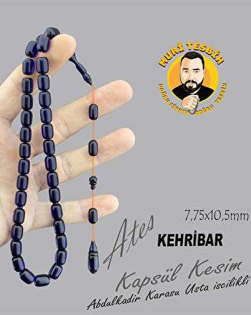 HİKMET EL SAİD ATEŞ KEHRİBAR KAPSÜL KESİM 7,75X10,50