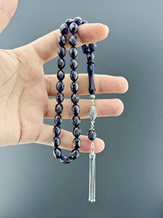 GÜMÜŞ İŞLEMELİ VE PÜSKÜLLÜ MUSTAFA DEMİR PENÇE ATEŞ BEYZİ KESİM 8,25X11