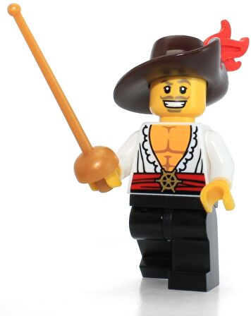 Lego Minifigür - Seri 12 - 71007 - Swashbuckler