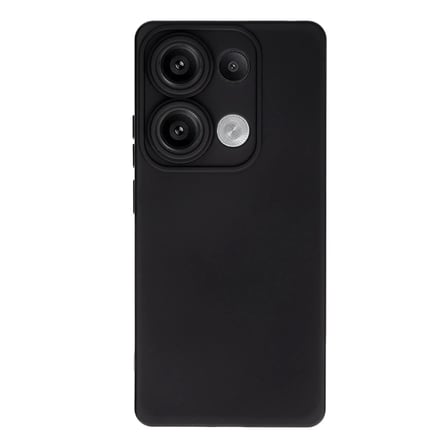 Xiaomi Redmi Note 13 Pro 4G Kılıf Nano içi Kadife Silikon - Siyah