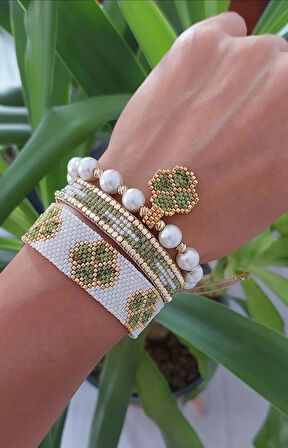 Yeşil Düş Bileklik  Seti