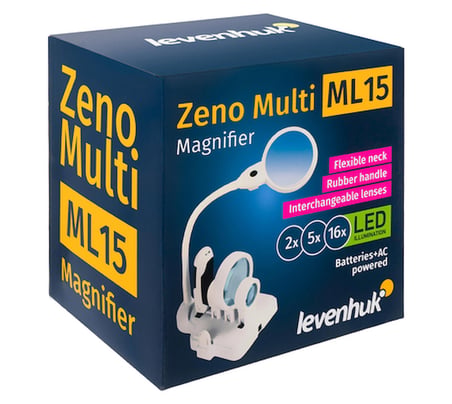 Levenhuk Zeno Multi ML15 Beyaz Büyüteç