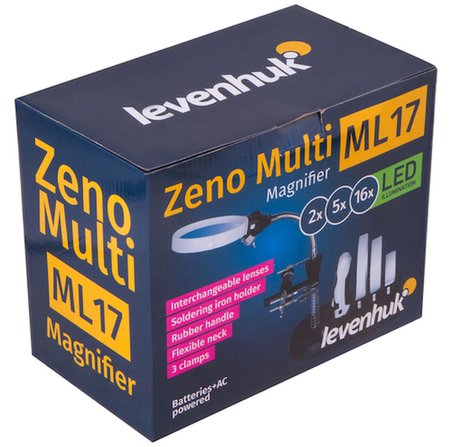 Levenhuk Zeno Multi ML17 Siyah Büyüteç