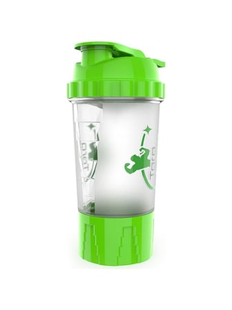 Torq Nutrition Shaker + Saklama Haznesi 500 ML Yeşil