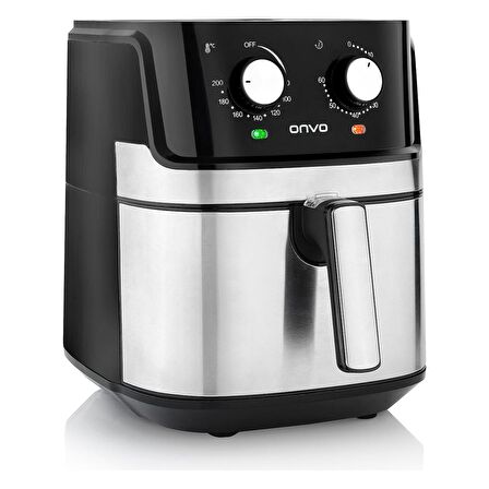 Onvo OVFRY08-MNL 6.5 lt Yağsız Airfryer Siyah