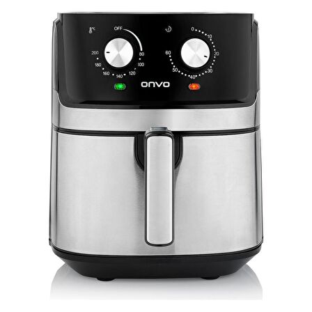 Onvo OVFRY08-MNL 6.5 lt Yağsız Airfryer Siyah