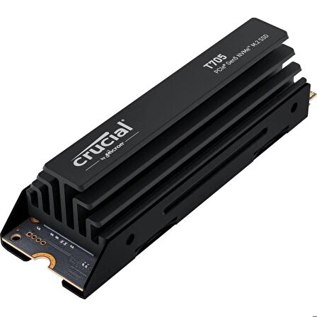 Crucial T705 1tb Pcıe Gen5 Nvme M.2 SSD CT1000T705SSD5 (13600-10200 Mbs) Heatsink Soğutuculu