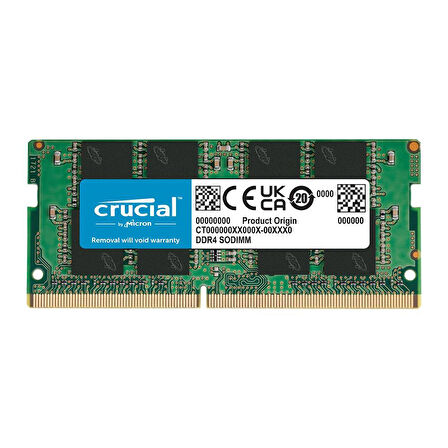 Crucial Basics CB16GS3200E 16GB 3200MHz CL22 DDR4 Dizüstü Bilgisayar Bellek