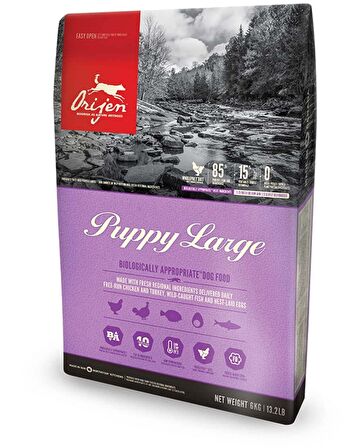 Orijen Puppy Large Tahılsız 11.4 kg Büyük Irk Yavru Köpek Maması