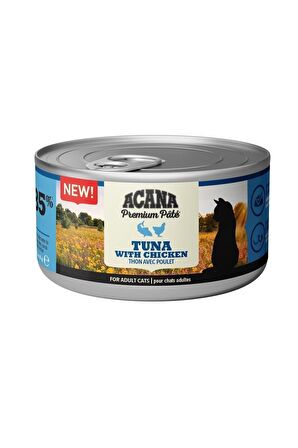 Acana Premium Pate (Ezme) Tuna Balıklı ve Tavuklu Kedi Konservesi 85 Gr