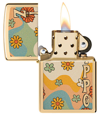 Zippo Çakmak 254B Zippo Flower Power 48503-103340