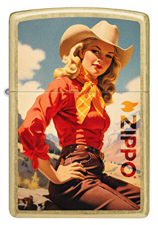 Zippo Çakmak 48267 Cowgirl Design 46248-121943