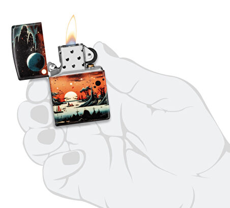 Zippo Çakmak 49352 Space Design 46254-119787