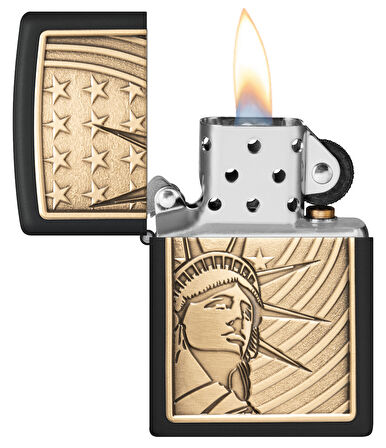 Zippo Çakmak 218 Liberty And Flag Emblem 48921-114536