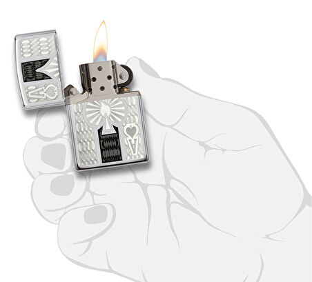 Zippo Çakmak Zippo Ace 24196-000020