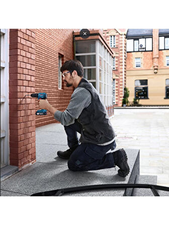 Bosch GSB 185-Li Akülü Vidalama Matkap Tek Akülü 82 Parça Uç Setli