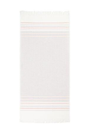Özdilek Summer Leaf & Stripe 2'li Peştamal Plaj Havlusu 70x150 cm