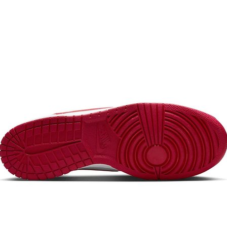 Nike Big Nike Low Leather Unisex Sneaker Hakiki Deri Erkek Günlük Spor Ayakkabı Beyaz-Kırmızı