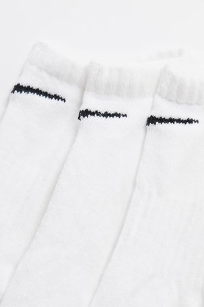 Nike Value No Show Ulightweight Unisex Sock 3 lü Soket Çorap Beyaz