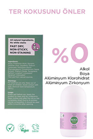 Roys Beauty Doğal Roll-on Kadın