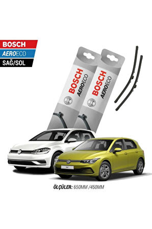 Volkswagen Golf 7/7.5/8 2019 Model Bosch Aeroeco Muz Silecek Takımı