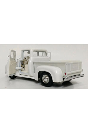 Motormax 1956 Ford F-100 Pickup 1:24 Beyaz Model Araba