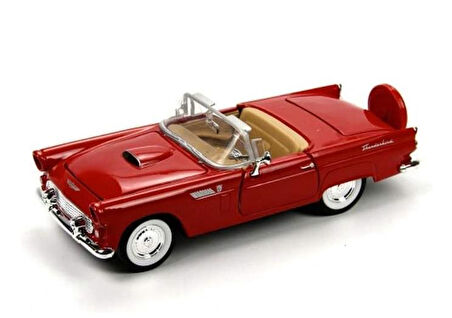 Vardem Koleksiyon 1 / 24  1956 Ford Thunderbird Kırmızı Model Metal Araba