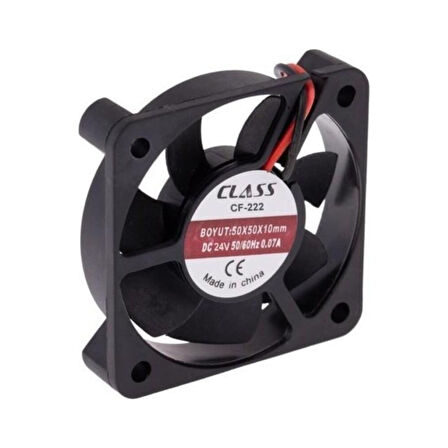 Class 50X50X10 Dc 24V Aksiyel Fan Cf 222