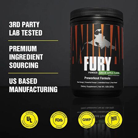 UNIVERSAL ANIMAL FURY PUMP PREWORKOUT