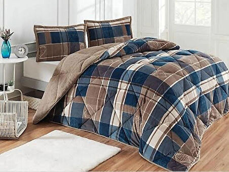 Merinos Tek Kişilik Comforter Set indigo
