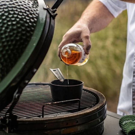 Big Green Egg Döküm Sos Tenceresi ve Marine Fırçası