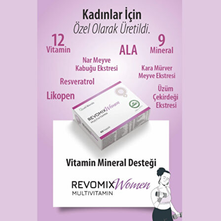 Revomix WoMen Multivitamin 60 Kapsül