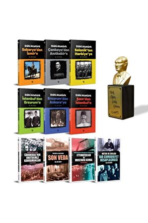 Atatürk'Ü Anlamak Seti - 10 Kitap Ve Atatürk Büstü Altın