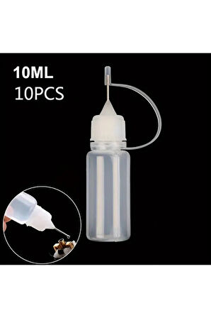 Damlalık, Aplikatör Hassas Damlalık, Çizik Onarmak, Yapıştırıcı Işleri, Hobi Işleri-10ml-5ad
