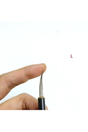 Tahrir Fırçası No:3 Numara L Beden 2.7cm Uç Uzunluğu-(ÇİNİ, SERAMİK, TEZHİP, MİNYATÜR, BOYAMA)