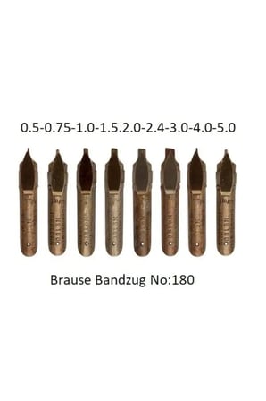 brause bandzug çelik divit uç kaligrafi 2.0mm