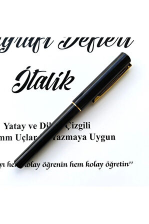 Kaligrafi Dolma Kalem, Italik Yazı, Kaligrafi Yazı 1.8mm (N KESİK)