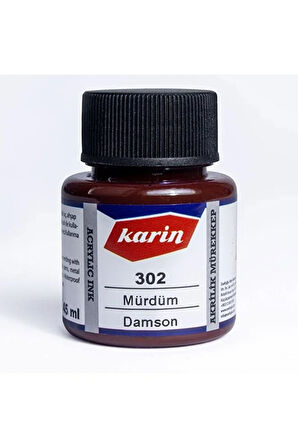Hat Mürekkebi-kaligrafi Mürekkebi-akrilik Mürekkep Mürdüm 302-45ml