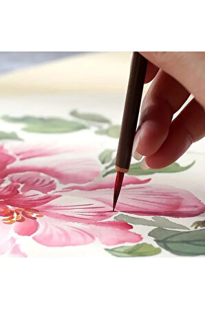 Tahrir Fırçası Kurt Kılı No:3-çini, Seramik, Tezhip, Minyatür, Sulu Boya, Çizim, Resim Sanatı-1 Adet