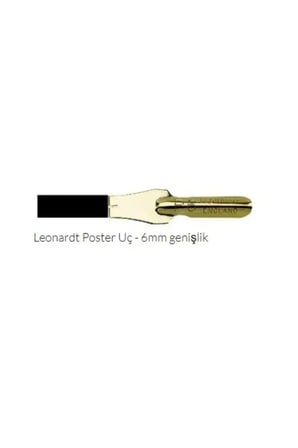 Manuscript leonardt poster çizim ucu, daldırma uç, kaligrafi 6mm-1 Ad