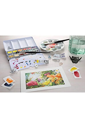 Schmincke Akademie Öl Color Wooden Box Oil Paint Set 12 X 60 Ml-akrilik Set 79112097