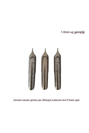 Hat Divit Uç Seti- Osmanlı Türkçesi, Osmanlıca-nesih, Rika Yazı Stili-1mm, 3 Adet